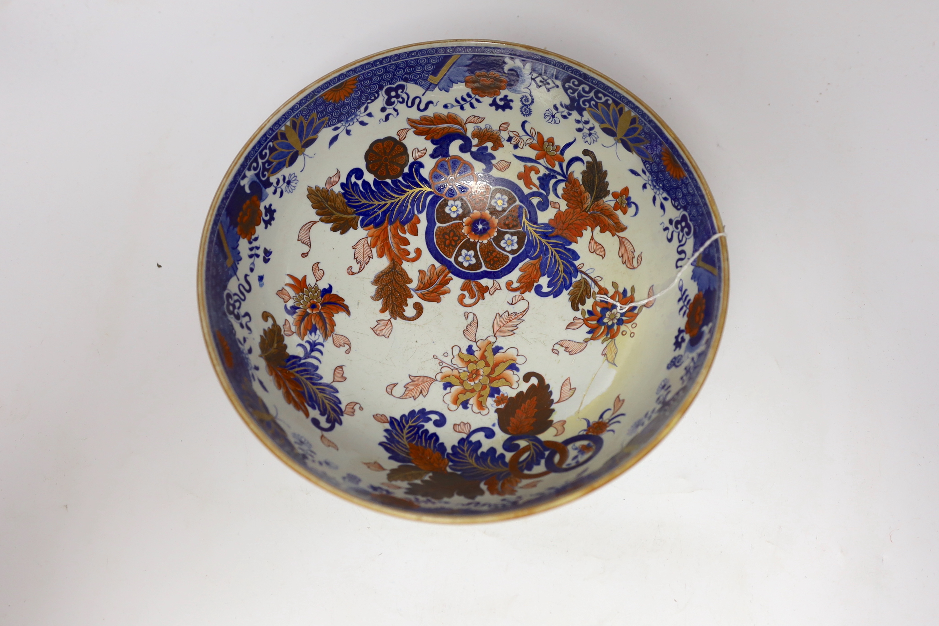 An early 19th century Spode Stone China fruit bowl, diameter 26cm